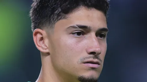 Emiliano Martinez jogador do Palmeiras durante partida contra o Fortaleza no estadio Arena Allianz Parque pelo campeonato Brasileiro A 2025. Foto: Ettore Chiereguini/AGIF