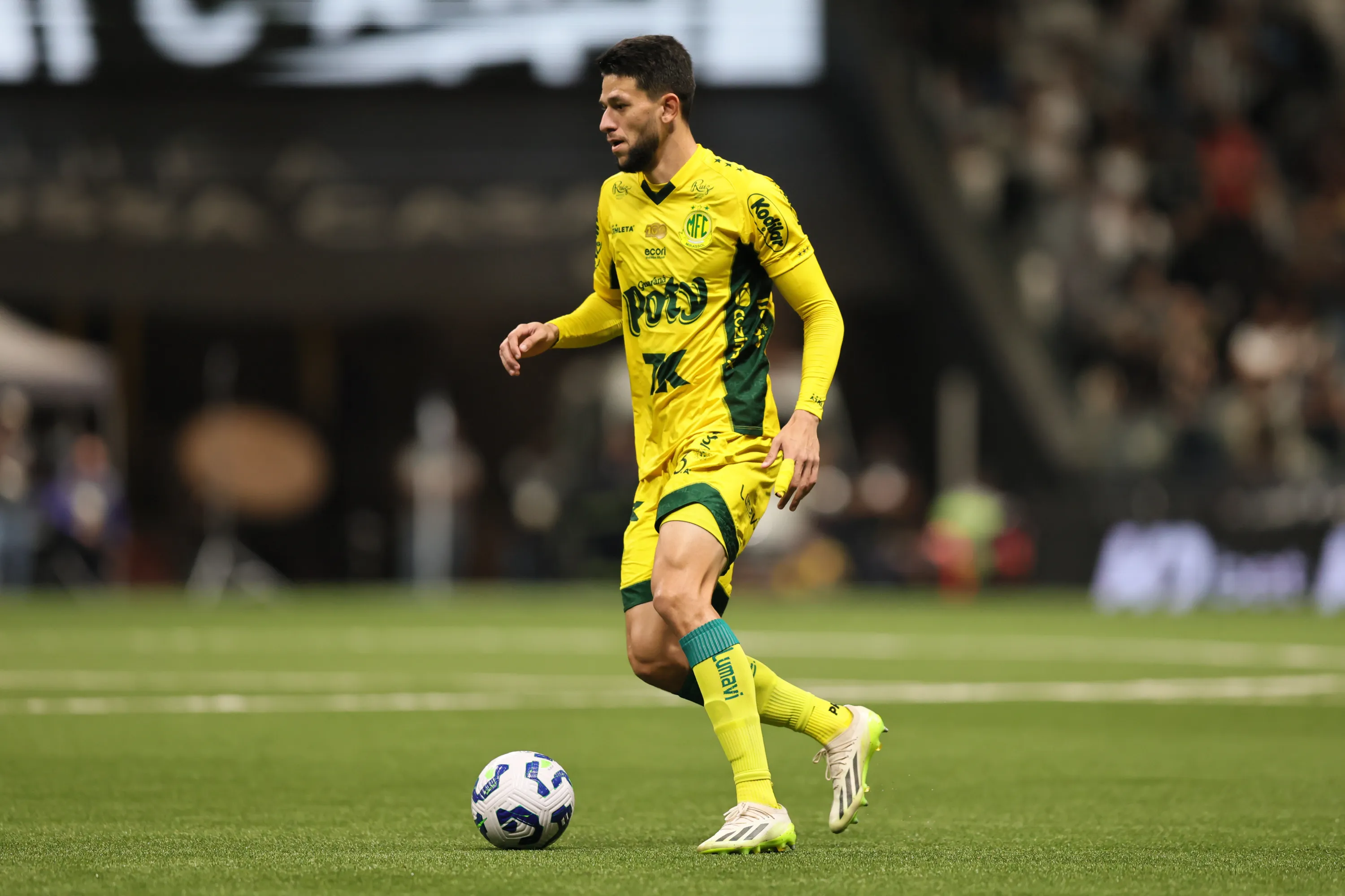 Jemmes durante partida contra o Atlético-MG no Campeonato Brasileiro de 2025. Foto: Gilson Lobo/AGIF