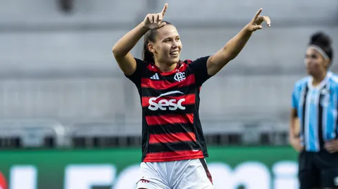 A atleta marcou 10 dos 29 gols do Flamengo na Copinha Feminina – Foto: Jhony Inacio/Ag.Paulistão