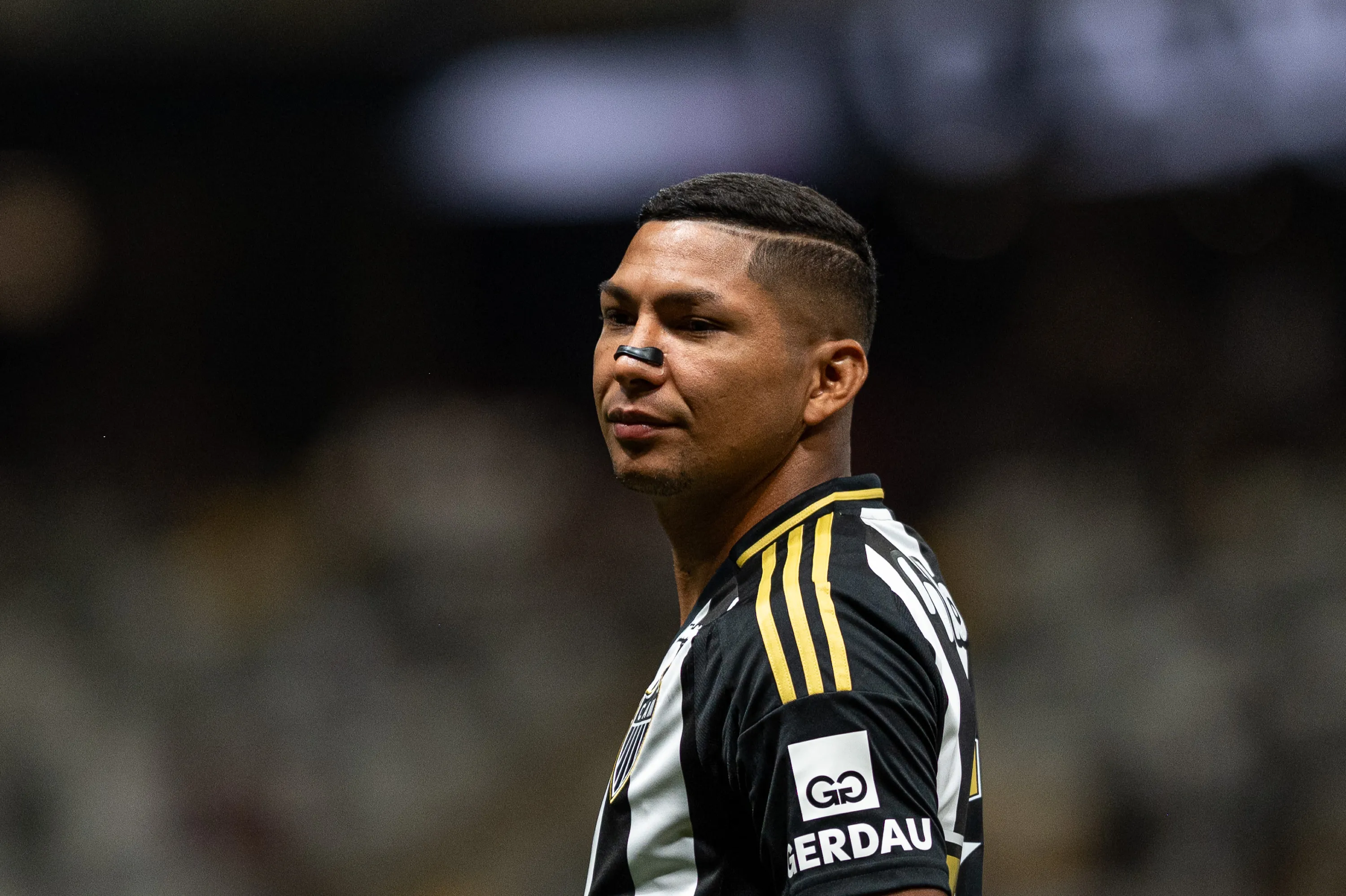 Rony jogador do Atletico-MG durante partida contra o Sport no estadio Arena MRV pelo campeonato Brasileiro A 2025. Foto: Alessandra Torres/AGIF