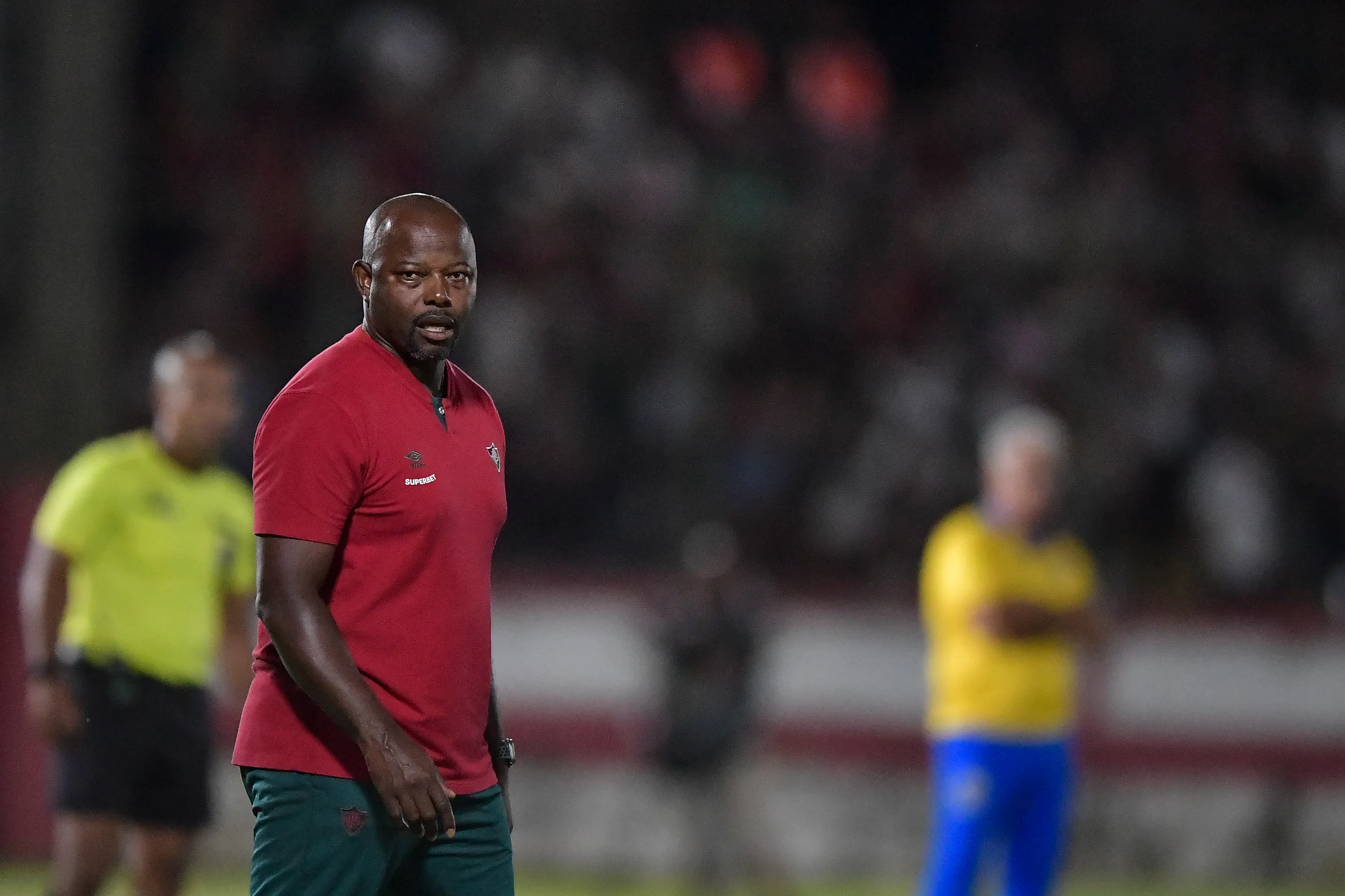 RJ – RIO DE JANEIRO – 12/01/2025 – CARIOCA 2025, FLUMINENSE X SAMPAIO CORREA – Marcao tecnico do Fluminense durante partida contra o Sampaio Correa no estadio Moca Bonita pelo campeonato Carioca 2025. Foto: Thiago Ribeiro/AGIF