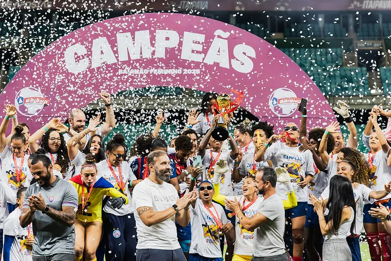 Rhaizza foi campeão do Baianão Feminino com o Bahia - Foto: Letícia Martins/EC Bahia