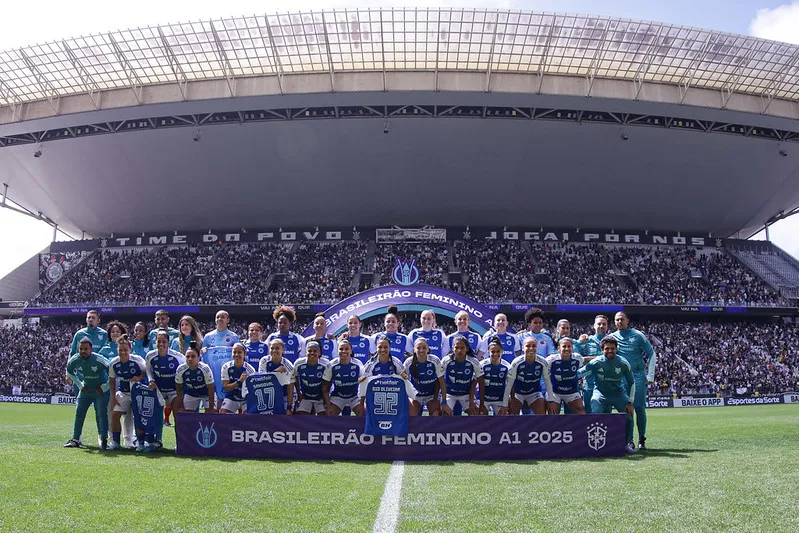 Elenco do Cruzeiro na temporada 2025 - Foto: Staff Images Woman/CBF
