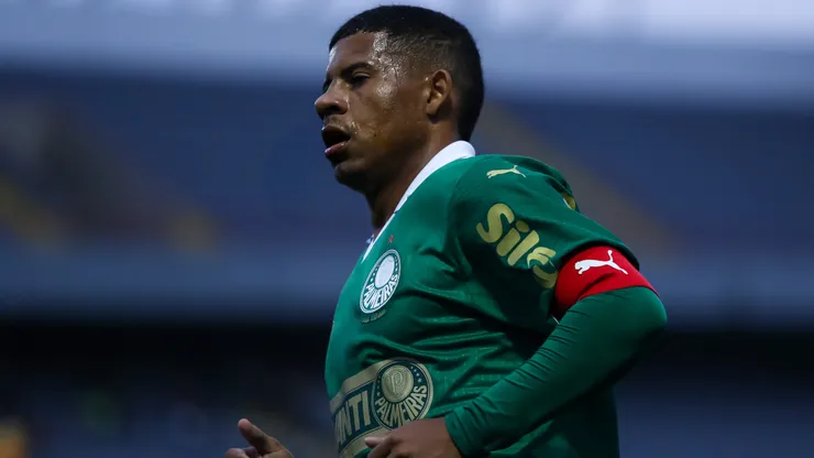 Gilberto jogador do Palmeiras durante partida contra o Sport no estadio Arena Barueri pelo campeonato Copa Sao Paulo 2025. Foto: Marco Miatelo/AGIF