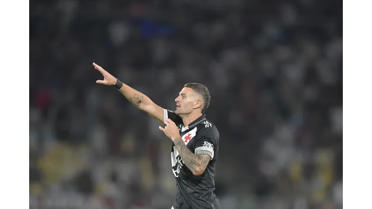 Vegetti jogador do Vasco durante partida contra o Fluminense no estadio Maracana pelo campeonato Copa Do Brasil 2025. Foto: Thiago Ribeiro/AGIF