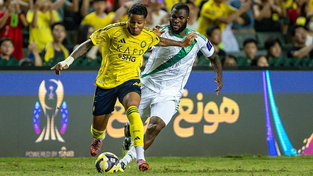 Wesley em campo pelo Al Nassr. (Photo by Yu Chun Christopher Wong/Eurasia Sport Images/Getty Images)