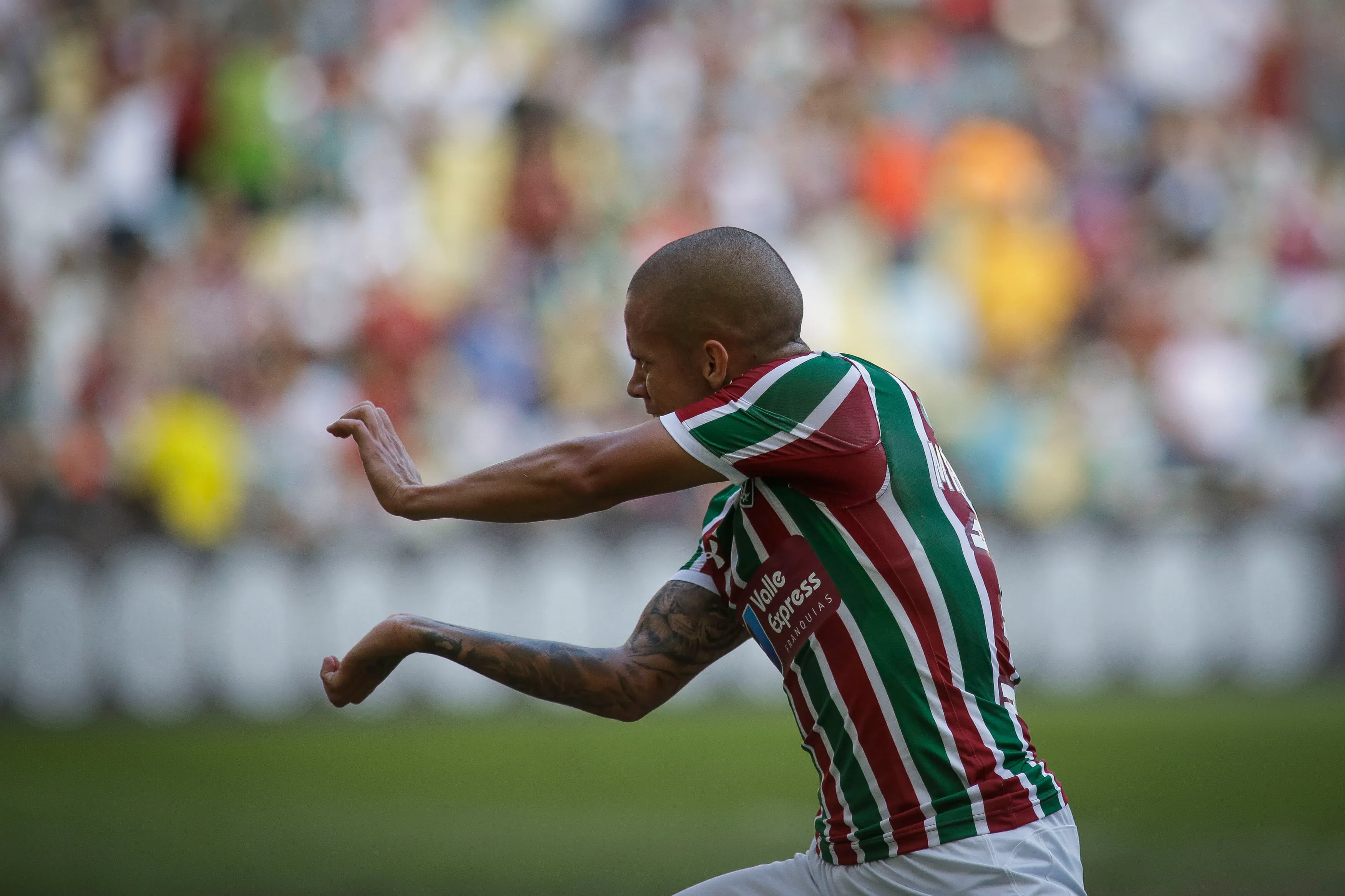 Marcos Júnior, ex-Fluminense, em 2018. Foto: Luciano Belford/AGIF