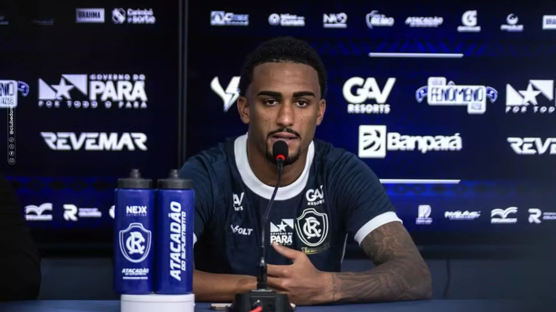 Kayky Almeida apresentado pelo Remo (Imagem: Samara Miranda / Ascom Remo)