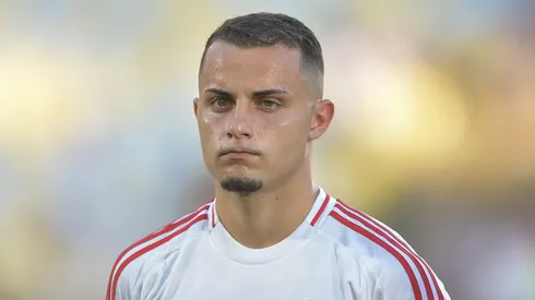 Bruno Gomes jogador do Internacional durante partida contra o Fluminense no estádio Maracanã pelo campeonato Brasileiro A 2025. Foto: Thiago Ribeiro/AGIF