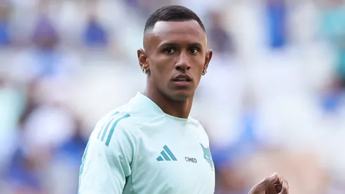 Marquinhos durante confronto entre Cruzeiro x Juventude no Brasileirão de 2025.