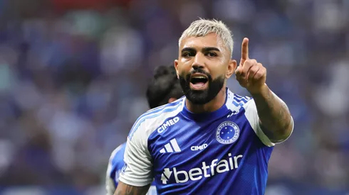 Gabriel Barbosa gabigol jogador do Cruzeiro reclama com a arbitragem durante partida contra o Fluminense no estádio Mineirão pelo campeonato Brasileiro A 2025. Foto: Gilson Lobo/AGIF