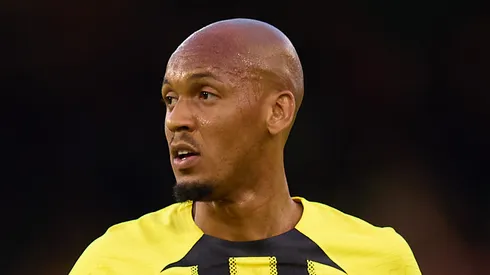 Fabinho pelo Al-Ittihad. (Photo by Fran Santiago/Getty Images)