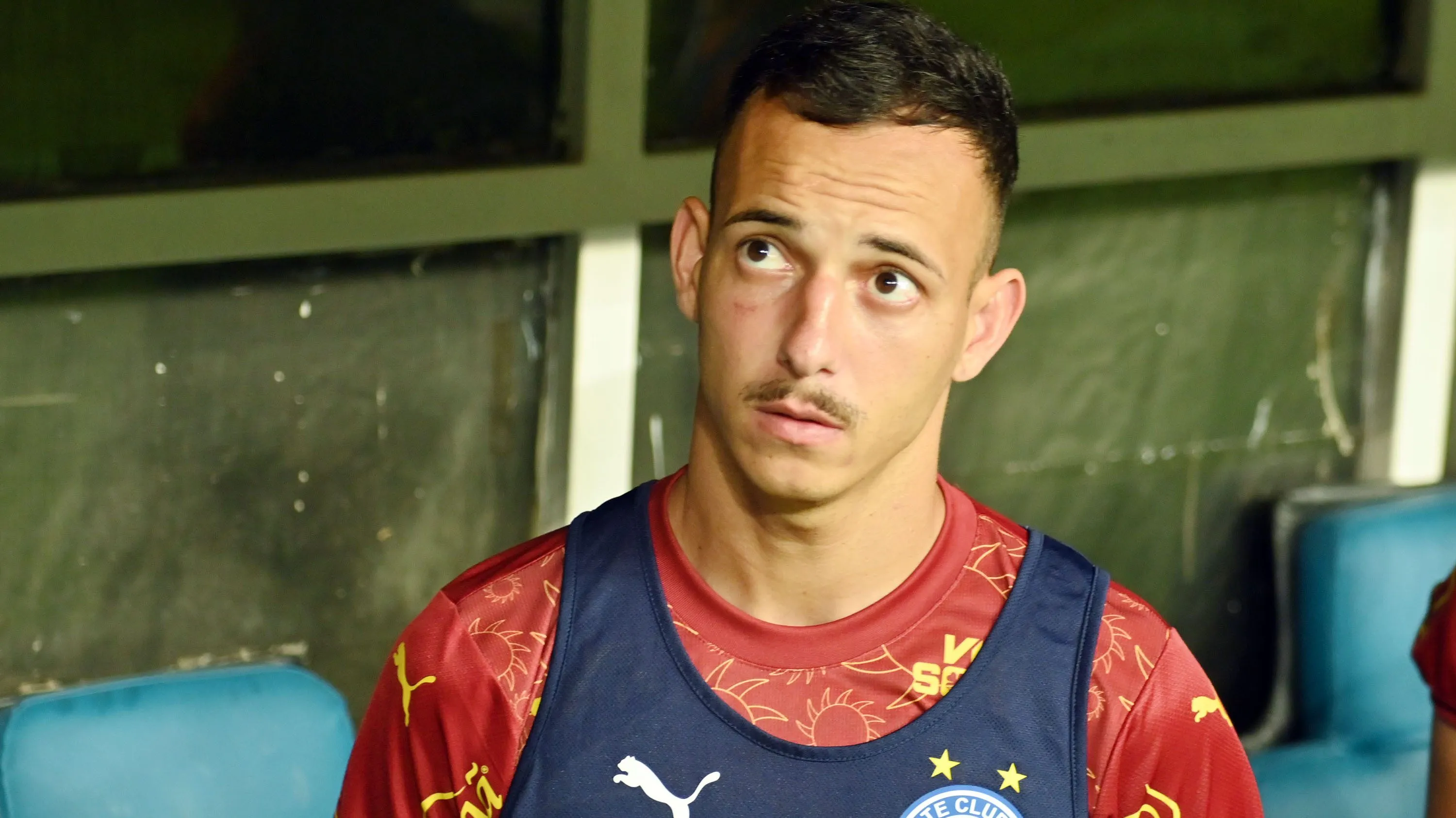 BA – SALVADOR – 20/08/2025 – COPA DO NORDESTE 2025, BAHIA X CEARA – Iago Borduchi, jogador do Bahia, durante partida contra o Ceara no estadio Fonte Nova pelo campeonato Copa Do Nordeste 2025. Foto: Walmir Cirne/AGIF