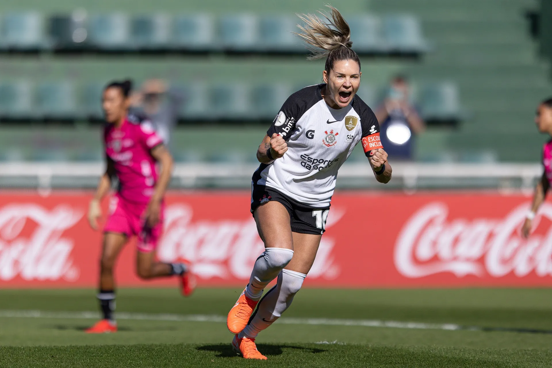 Gabi Zanotti foi a artilheira do Corinthians na Libertadores Feminina - Foto: Staff Images/Conmebol