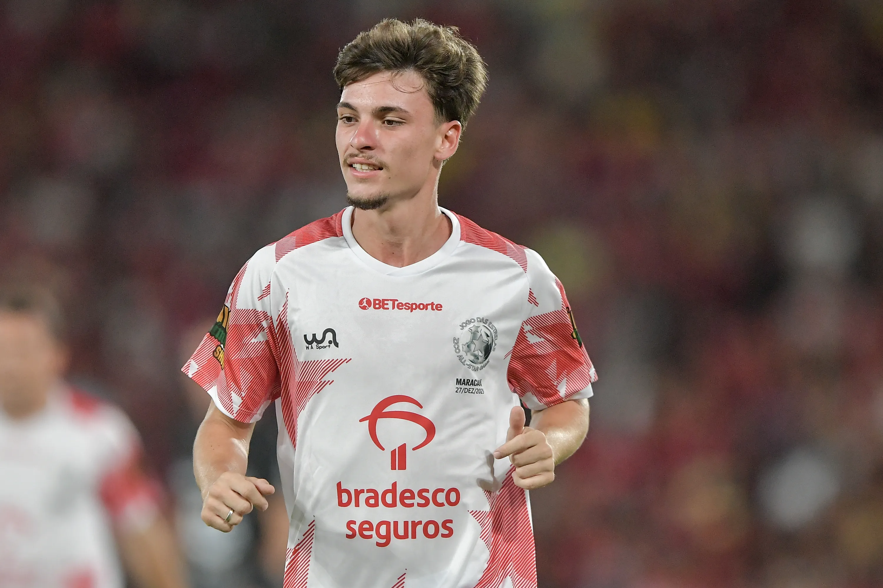 Breno Bidon durante Jogo das Estrelas de 2025. Foto: Thiago Ribeiro/AGIF