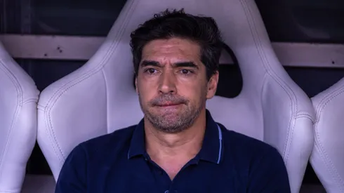 Abel Ferreira tecnico do Palmeiras durante partida contra o Ceara no estadio Arena Castelao pelo campeonato Brasileiro A 2025. Foto: Baggio Rodrigues/AGIF