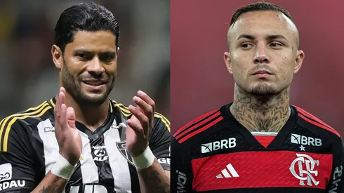 Hulk e Everton Cebolinha, alvos do Fluminense. Fotos: Gilson Lobo e Thiago Ribeiro (AGIF)