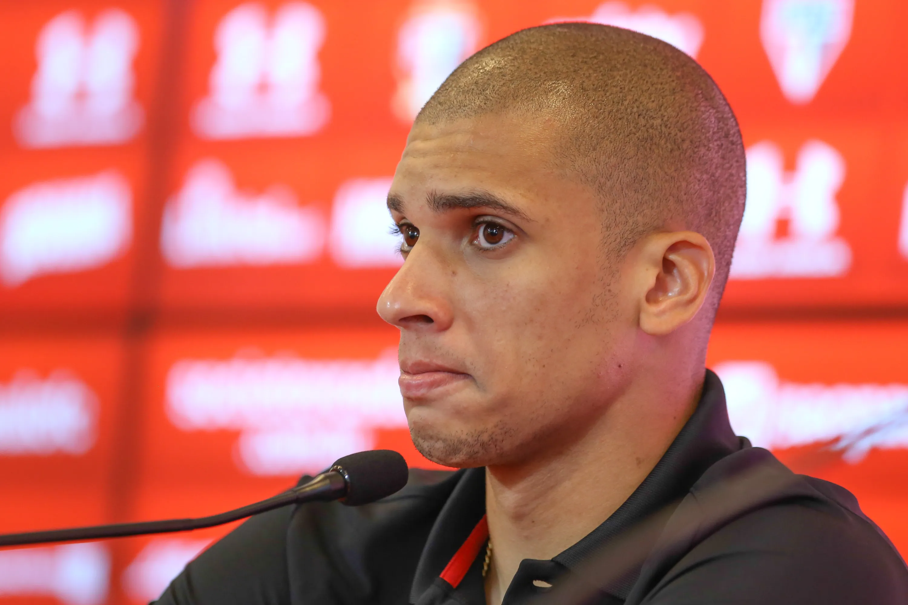 SAO PAULO – SP – 21/05/2015 – COLETIVA DE IMPRENSA DO SAO PAULO – Doria durante coletiva de imprensa do Sao Paulo no CT da Barra Funda. Foto Marcello Zambrana/AGIF