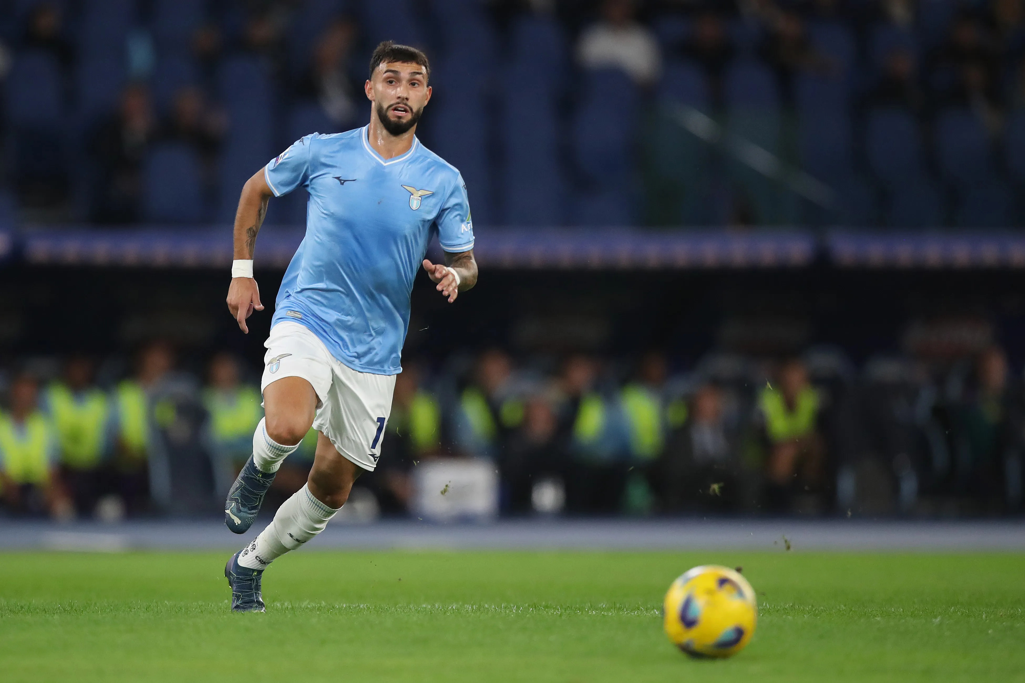 ROME, ITALY – OCTOBER 30: Taty Castellanos of SS Lazio in action during the Serie A TIM match between SS Lazio and ACF Fiorentina at Stadio Olimpico on October 30, 2023 in Rome, Italy. (Photo by Paolo Bruno/Getty Images)