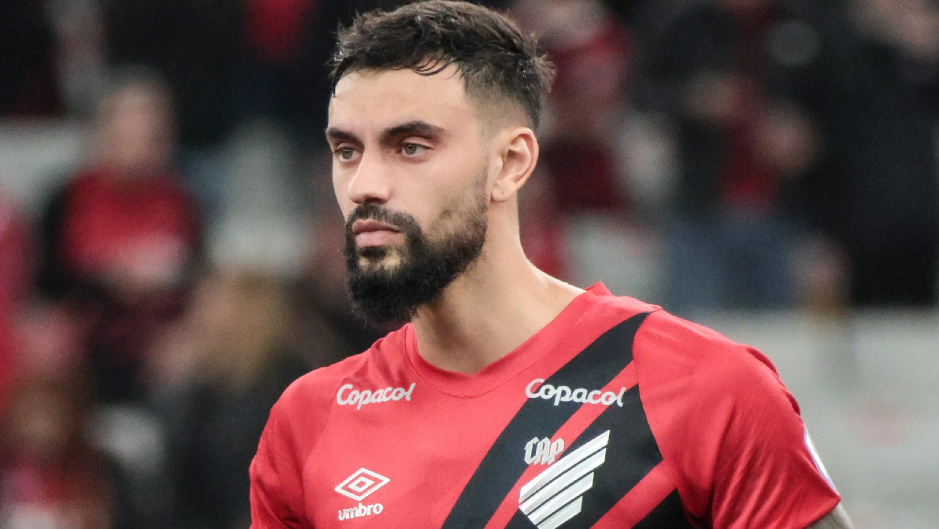 Mastriani, atacante do Athletico. Foto: Robson Mafra/AGIF