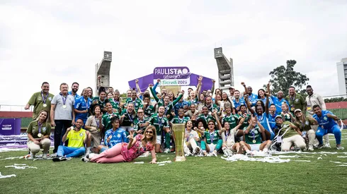 O Palmeiras conquistou o bi do Paulistão Feminino em cima do seu maior rival – Foto: Jhony Inacio/Ag. Paulistão