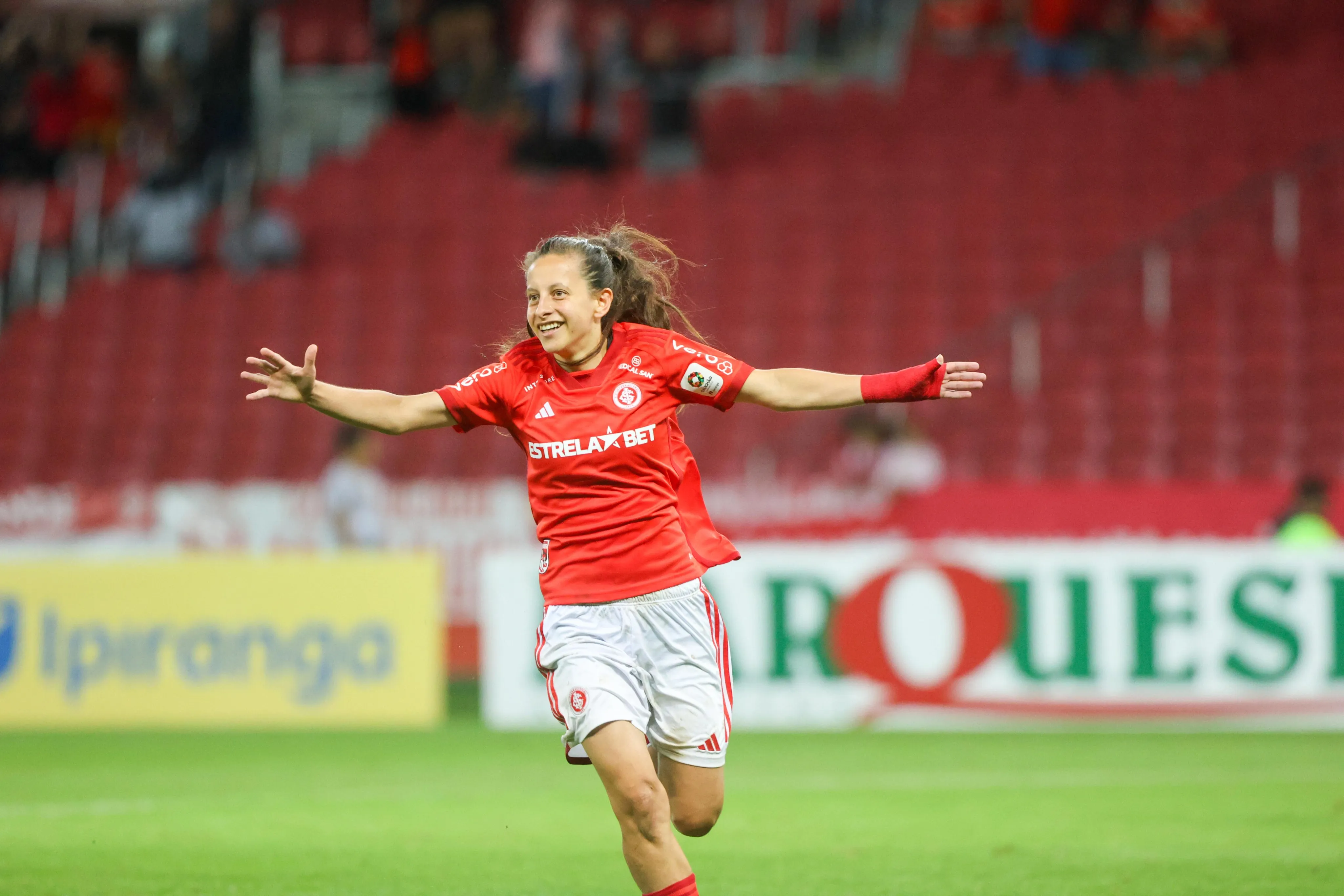 Belén Aquino chegou no Internacional com apenas 20 anos em 2023 - Foto: Reprodução/Internacional