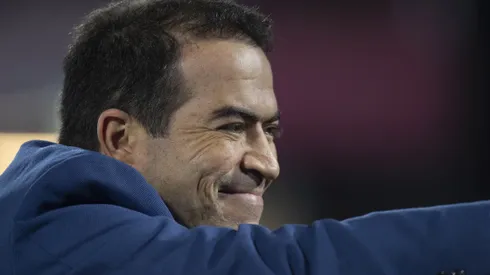 O CEO da SAF do Fortaleza Esporte Clube, Marcelo Paz, comemora vitoria ao final da partida contra o Bragantino no estadio Cicero De Souza Marques pelo campeonato Brasileiro A 2025. Foto: Anderson Romao/AGIF