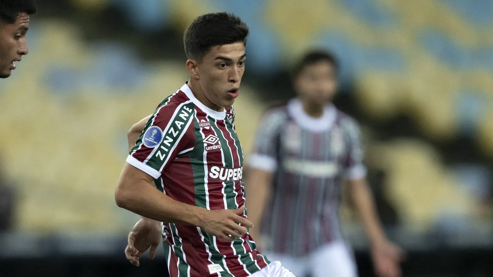 Lezcano jogador do Fluminense durante partida contra o San Jose no estadio Maracana pelo campeonato Copa Sul-americana 2025. Foto: Jorge Rodrigues/AGIF