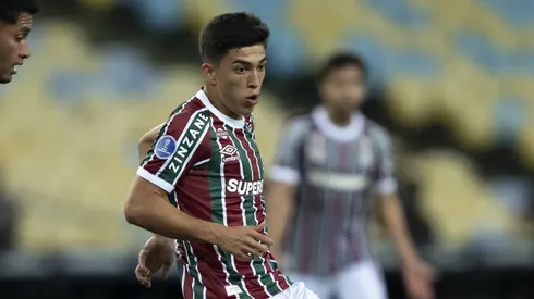 Lezcano jogador do Fluminense durante partida contra o San Jose no estadio Maracana pelo campeonato Copa Sul-americana 2025. Foto: Jorge Rodrigues/AGIF
