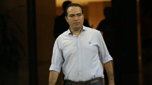 Marcelo Paz Presidente do Fortaleza antes da partida contra Sport na Arena de Pernambuco, pela copa do nordeste 2024, nesta quarta-feira (21). Foto: Marlon Costa/AGIF
