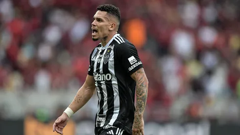 Paulinho jogador do Atletico-MG durante partida contra o Flamengo no estadio Maracana pelo campeonato Copa Do Brasil 2024.