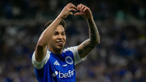 Kaio Jorge em campo pelo Cruzeiro. Foto: Fernando Moreno/AGIF