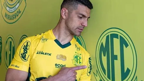 André Luís, novo atacante do Mirassol. Foto: JP Pinheiro/Agência Mirassol