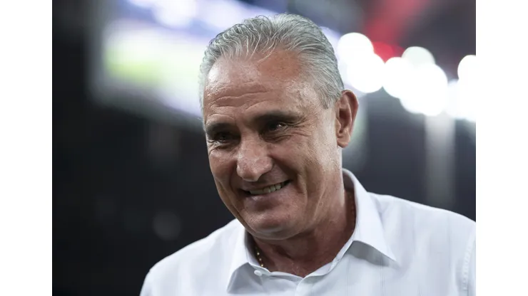 Tite tecnico do Flamengo durante partida contra o Bolivar no estadio Maracana pelo campeonato Copa Libertadores 2024. Foto: Jorge Rodrigues/AGIF