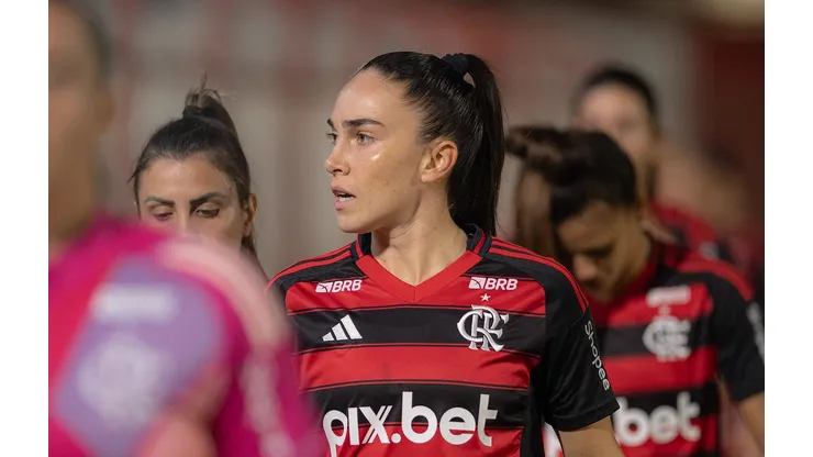 Agustina pelo Flamengo (Créditos: Alê Torres/ Staff Images Woman/ CBF)