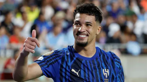 Torcida do Flamengo quer a contratação de Marcos Leonardo. Foto: Jean Catuffe/Getty Images