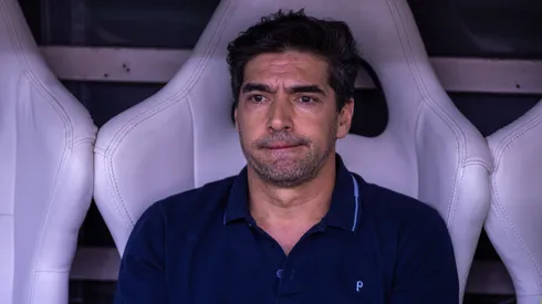 Abel Ferreira tecnico do Palmeiras durante partida contra o Ceara no estadio Arena Castelao pelo campeonato Brasileiro A 2025. Foto: Baggio Rodrigues/AGIF