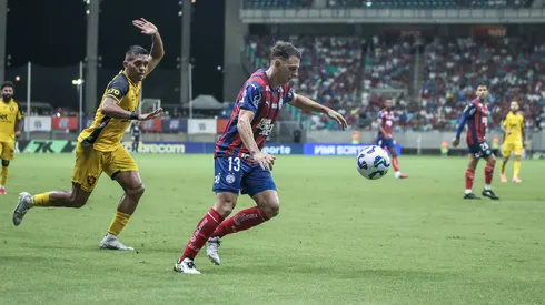 Santiago Arias de saída do Bahia. Foto: Márcio José/AGIF