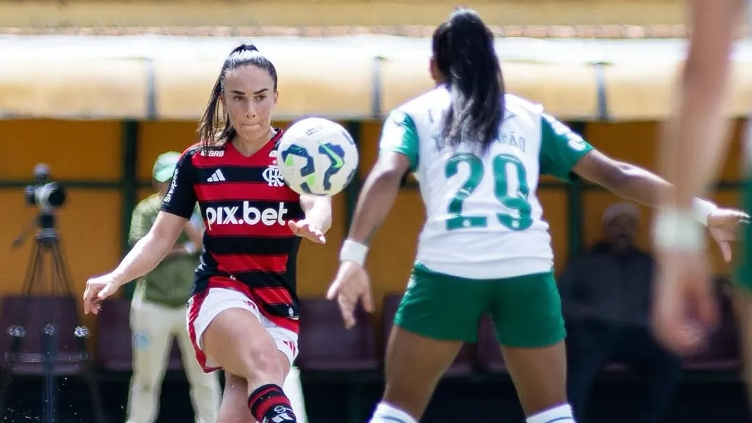 Agustina era uma das líderes do elenco do Flamengo – Foto: Paula Reis/Flamengo