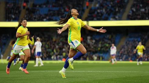 A atacante já atuou pelo Palmeiras por três temporadas – Foto: Kate McShane/Getty Images