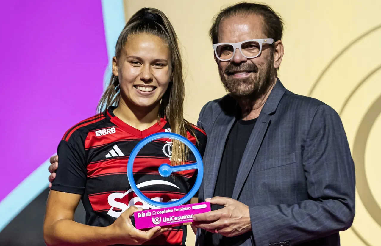 Brendha foi um dos destaques do Flamengo na Copinha Feminina – Foto: Jhony Inacio/Ag.Paulistão