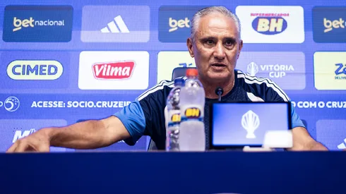 Apresentação de Tite pelo Cruzeiro. Foto: Gustavo Aleixo/Cruzeiro Foto: Gustavo Aleixo/Cruzeiro IMPORTANTE: Imagem destinada a uso institucional e divulgação, seu uso comercial está vetado incondicionalmente por seu autor e o Cruzeiro Esporte Clube. IMPORTANT: image intended for institutional use and distribution. Commercial use is prohibited unconditionally by its author and Cruzeiro Esporte Clube.