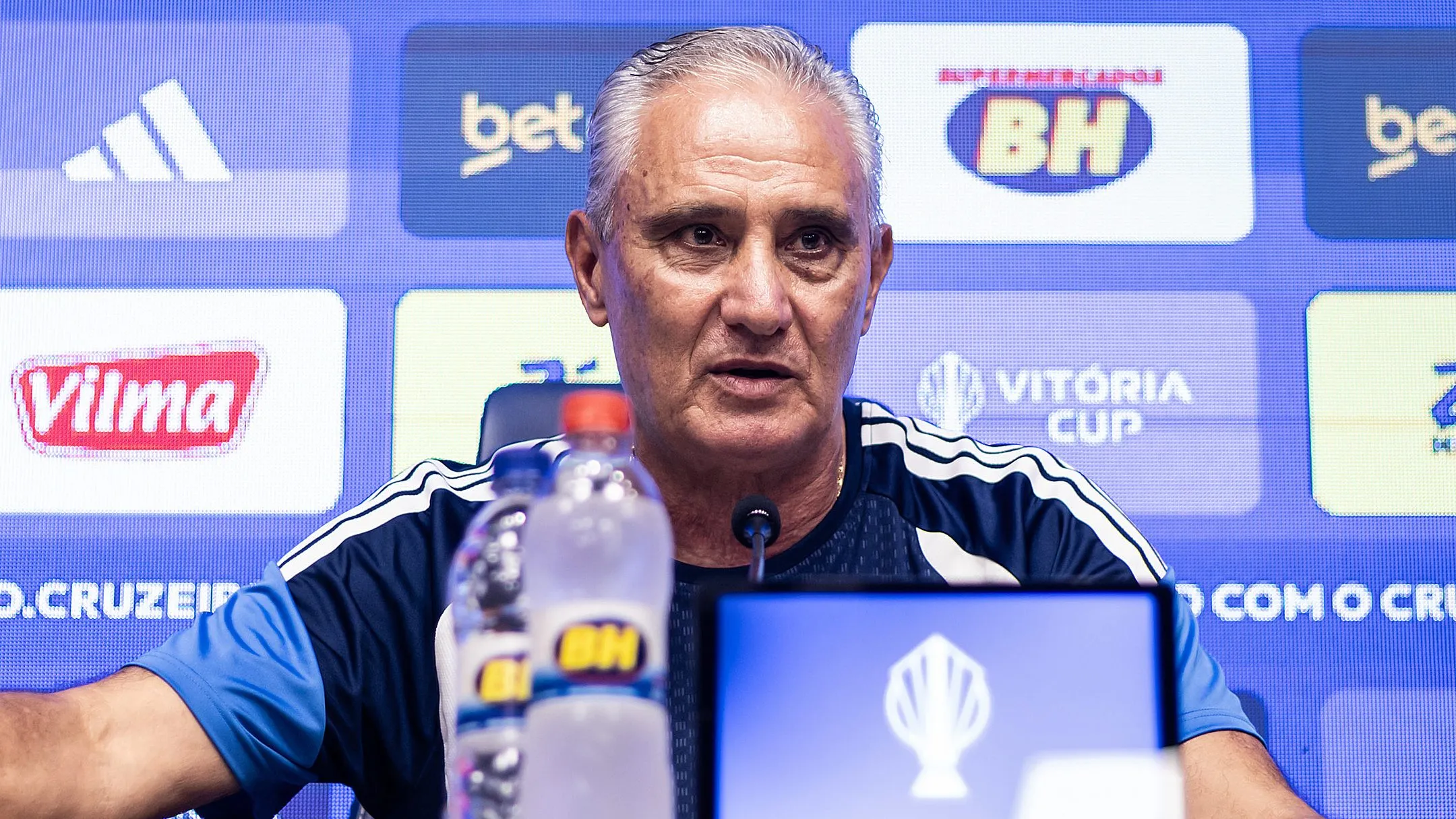 Tite, técnico da Raposa. Foto: Gustavo Aleixo/Cruzeiro