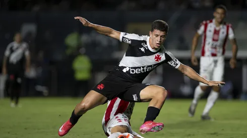 Bruno Lopes jogador do Vasco durante partida contra o Bangu no estadio Sao Januario pelo campeonato Carioca 2025. Foto: Jorge Rodrigues/AGIF