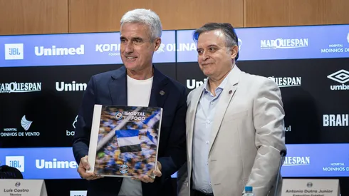 Luís Castro, novo treinador do Grêmio. Foto: Maxi Franzoi/AGIF