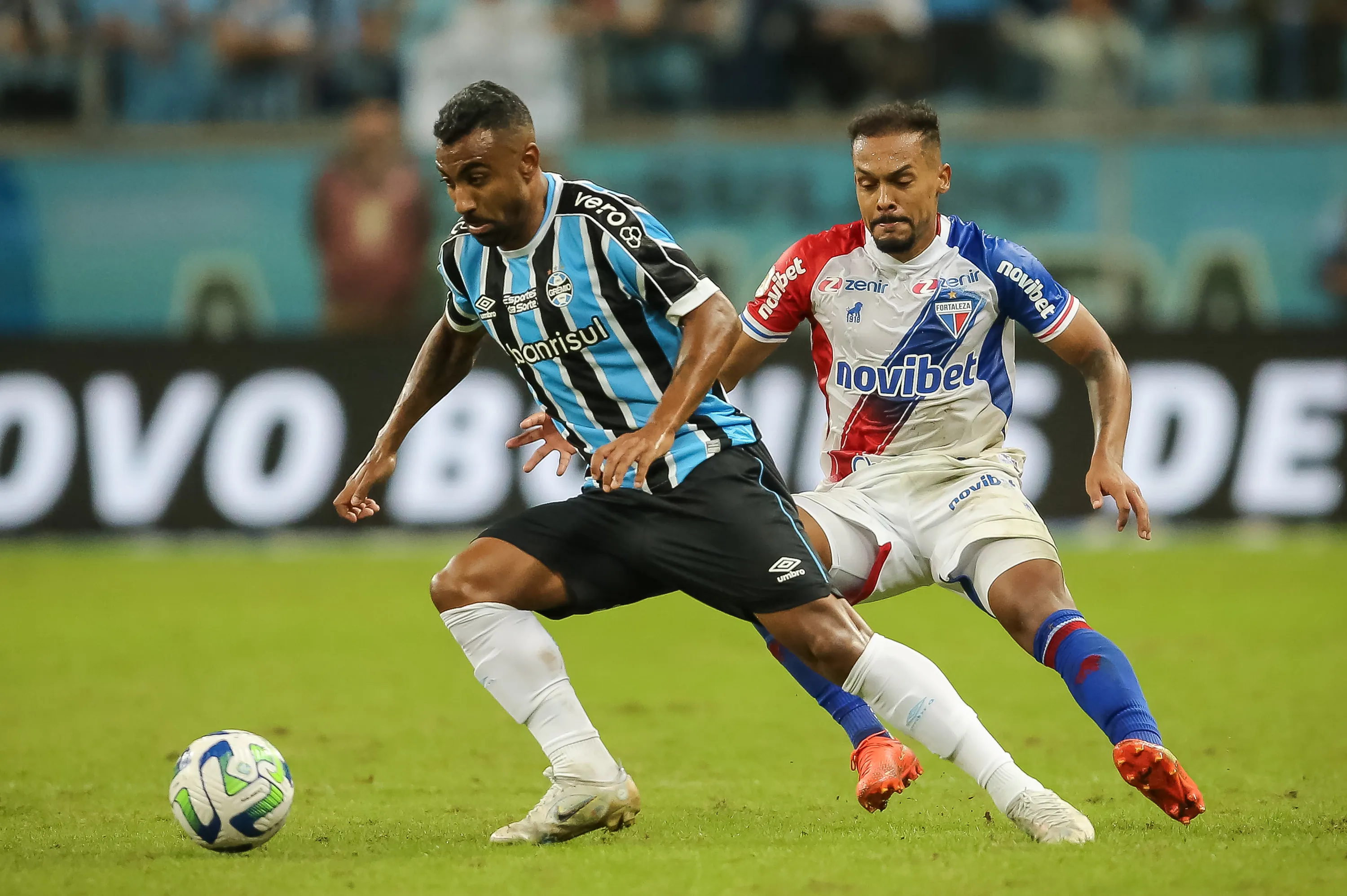 Éverton Galdino pelo Grêmio em 2023. Foto: Pedro H. Tesch/AGIF