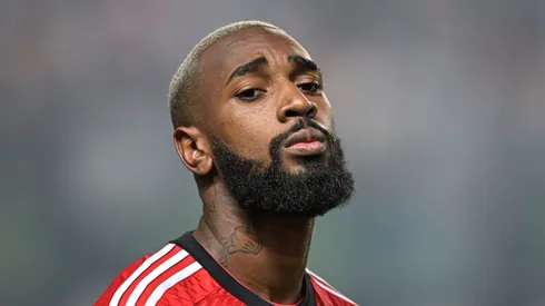 Gerson of Flamengo before a match between Atletico Mineiro and Flamengo as part of Brasileirao 2023 at Arena Independencia on July 29, 2023 in Belo Horizonte, Brazil.