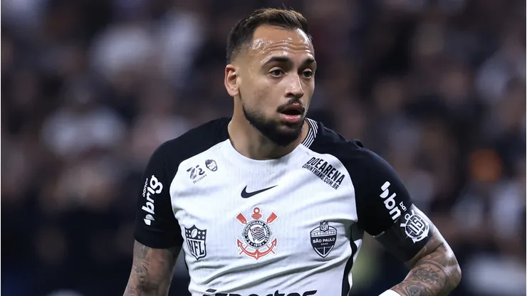 Maycon durante confronto entre Corinthians e Palmeiras no Brasileirão de 2025.