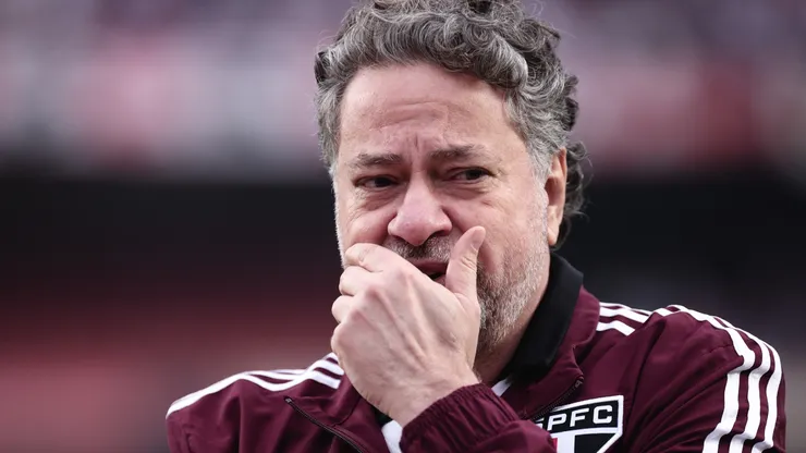 Júlio Casares presidente do São Paulo durante partida contra o Corinthians no estádio Morumbi pelo campeonato Brasileiro A 2022. Foto: Ettore Chiereguini/AGIF