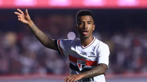 Marcos Antonio jogador do Sao Paulo durante partida contra o Fluminense no estadio Morumbi pelo campeonato Brasileiro A 2025. Foto: Marcello Zambrana/AGIF